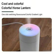 RAF 7 色 USB 加湿器和香薰机，2 种喷雾模式，定时，保持空气清新和植物健康，适合干燥季节，舒缓夜灯，适用于家庭、汽车、卧室，USB 供电加湿器带 7 色夜灯，26dB 安静运行，24 小时运行时间，水位指示器 - ABS 材质空气加湿器，适用于客厅、卧室、办公室，生日或圣诞节的绝佳礼物