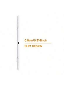 Fccemc Ultra Thin LED Car Makeup HD Mirror Sunshade Makeup Hanging Mirror USB Charge Sun Visor Dimmable Touchscreen Auto Interior Vanity Mirror For Women