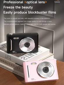 32GB Digital Camera For Teens, Dual HD Cameras, Retro Card Style, Suitable For Travel Photography - Camera + Lanyard + 32G Memory Card - View 3