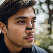 4 Nose Clips + 30 Nose Patches For Sleep Disproblems - Magnetic Nasal Strips To Help Nasal Expansion - Non-Irritating, Waterproof, Breathable, Ideal For Non-Irritating Nasal Congestion Relief, Easy To Carry, Suitable For Both Men And Women