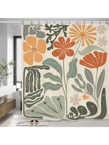 Sage Orange Matisse Flower