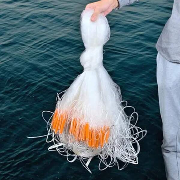 Three Layer White Fishing Net Stick Net 33m Long 1.2m High Inner Mesh 1.18in/1.77in/2.36in Fishing Crucian Carp Net Sturdy Suitable For Various Fish Species