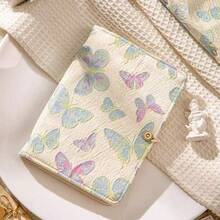 1 Pieza Diario con tapa dura A5A6 con hojas sueltas que se pueden desprender y cuaderno de notas. La portada tiene un diseño en relieve y un diario creativo. El tema es el lirio, la hortensia y la mariposa con línea dorada. Hay tres diseños de papel de escritura: páginas en blanco, páginas con cuadrícula y páginas con líneas horizontales. Es muy adecuado para escribir, tomar notas y hacer manuales.