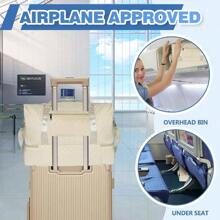 LLNYFL Travel Duffle Bag, Luggage Bag With Shoe Compartment And Toiletry Bag, Weekend Overnight Fitness Bag Weekender Bags For Women(Beige) - 米色 - 查看 4