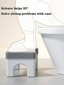 1pc Non-Slip Toilet Stool, Thickened Foot U-Shaped Stool For Comfortable Sitting And Stability, Maternity Foot Step Stool, Potty Stool Bathroom Bathroom Accessories Bathroom Tools - Multicolor - View 9