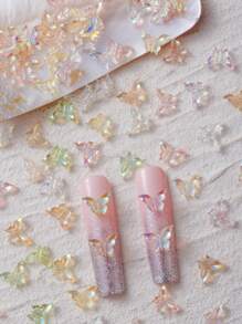 5/10/20/20/30/50/100PCS 3d Shells Shaped Nail Art Jewelry, Silver Color Nail Charm Rhinestones,Diy Nail Decoration Supplies Nail Charms Nail Gems Flat Bottom Shiny Nail Stickers Marine Animal Rhinestone Decorations Suitable For Women's Casual Nail Salon European Style Japanese And Korean Style Universal Nail Decorations For All Seasons