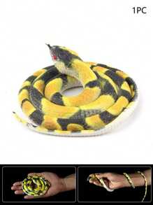 Realistic Soft Rubber Snake Toy, Vivid Patterned Python Texture, Scary Animal Snake Prop, Tongue Out Cobra, Novelty Party Gag Snake Model, Small Gift,Snake,Novelty Gifts,Toys,Snake Stuff,Novelty Gifts Funny,Rubber