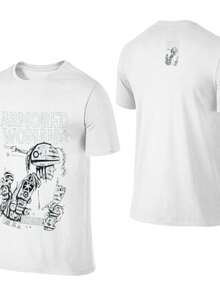 Summer Men's T Shirt Casual Round Neck Loose Tops Fashion Color Contrast Print T Shirt For Men Funny 3D Tee Street  Clothes