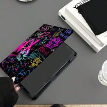1 件装时尚保护套，带笔槽，适用于 iPad 10.9/10.2/Air 第五代/Pro 11/第十代/9.7/Air 2/iPad（第七代）/iPad（第八代）/iPad Air 4/5/iPad Pro 11/iPad 10.9 英寸（2022 款）第十代/iPad Air 13 英寸（M3 2025 款）/iPad Air 11 英寸（M3 2025 款）/iPad 11 英寸（A16 2025 款）、Galaxy Tab S10+/S9/A9，具备自动睡眠/唤醒功能 - 彩色 - 查看 6