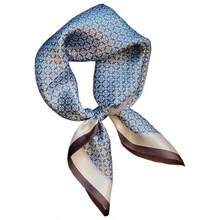 1pc Faux Silk Simple Pattern Printed 27.6in Small Square Scarf/Bandana, Versatile Waist Belt For Women, Spring/Summer/Autumn, Fashion Scarf/Neckerchief, Gift For Mom, For Dress