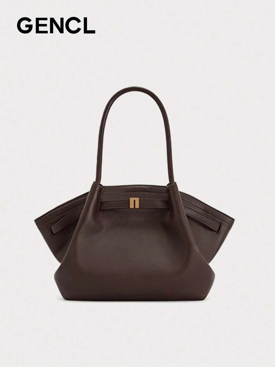 GENCL Geantă de umăr versatilă pentru femei, la modă, tip crossbody, ediție specială multifuncțională, elegantă, de mare capacitate, durabilă, tip scoică, potrivită pentru naveta, serviciu, călătorii pe termen scurt și cadouri