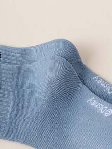 Disney 3/6双装米妮图案儿童袜子，卡通中筒袜，男女童通用，秋冬季，婴儿袜 - 彩色 - 查看 7