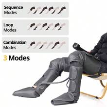 Foot And Leg Massager Air Compression Leg Massager For Circulation With 5 Massage Intensity 3 Modes And Handheld Controller Leg Wraps Massage Boots For Elderly Holiday Gift