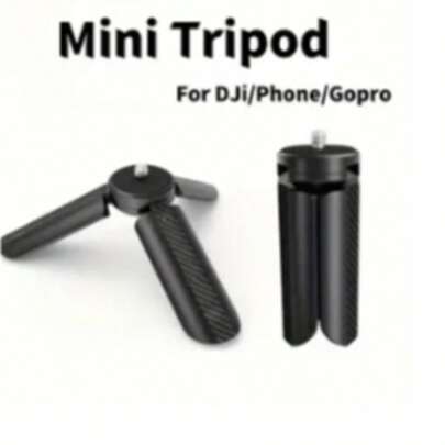 Compact Desk Tripod For Pocket 2/3, Action Camera Action 2/3/4,OM 6/5/4, OSMO Mobile 3 - Lightweight Aluminum & ABS Stabilizer Gimbal, Mini, Camera Phone, Desktop