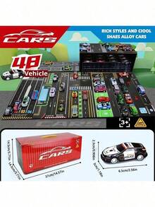 2025 新品上市 - 5/10/24/48 件合金玩具车 - 回力玩具车 - 儿童玩具车套装 - 带轨道 - 带停车场 - 全金属汽车模型 - 可驾驶 - 玩具赛车 - 儿童玩具车系列 - 儿童玩具 - 高级礼品盒 - 针线活玩具、旅行玩具、教室减压玩具、迷你玩具、沐浴玩具、圣诞文具、减压球 - 生日礼物 - 圣诞礼物 - 完美礼物 - 礼物 - 玩具 - 彩色 - 查看 13