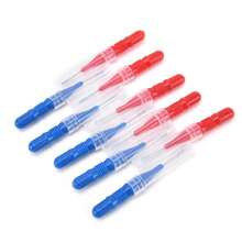 Interdental Brushes Sticks Pick Blue Red Dental Floss Teeth Tooth Toothpick - Multicolor - View 4