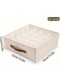 1/2pcs Underwear Storage Box - Bedroom Drawer Organizer Box With Dividers, Multi-Functional Dorm Home Wardrobe Lingerie Storage Box, Bedroom Organizer, Suitable For White T-Shirts, Black Pants, Women's Winter Clothes, Dresses, Women's Winter Outfits, Elegant Ladies' Dresses - Multicolor - View 15