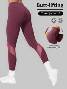 Women Leggings - Red - View 3