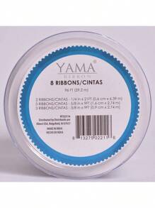 8 Unique Ribbons Natural Ribbon Tower 96 Feet Perfect For Gifts Dration Craft Projects Special Finishing Touch Unique Look - 白色/銀色 - 查看 5