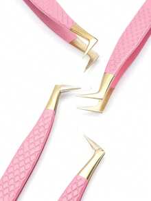 1 pièce Pince à épiler, applicateur de cils, recourbe-cils, accessoires de maquillage, pince à épiler pour cils, recourbe-cils pour extension de cils, outils pour cils, pince à épiler pour cils