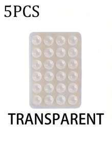 3/5Pcs Multi-Purpose Square Silicone Suction Cup Mobile Phone Holder, 24-Hole Suction Cup With Strong Adhesiveness, 1/10/20/30/40/50/60Pcs,Suitable For Various Scenarios To Prevent Phone Falling, Used For Video, Vibration, And Self-Portrait Phone Accessories