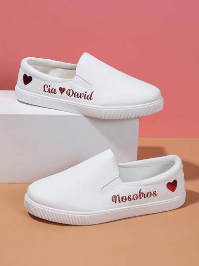 Women's Strapless Low-Top Flat Metallic Solid Color Casual Sneakers, Suitable For All Seasons, Commuting And Shopping