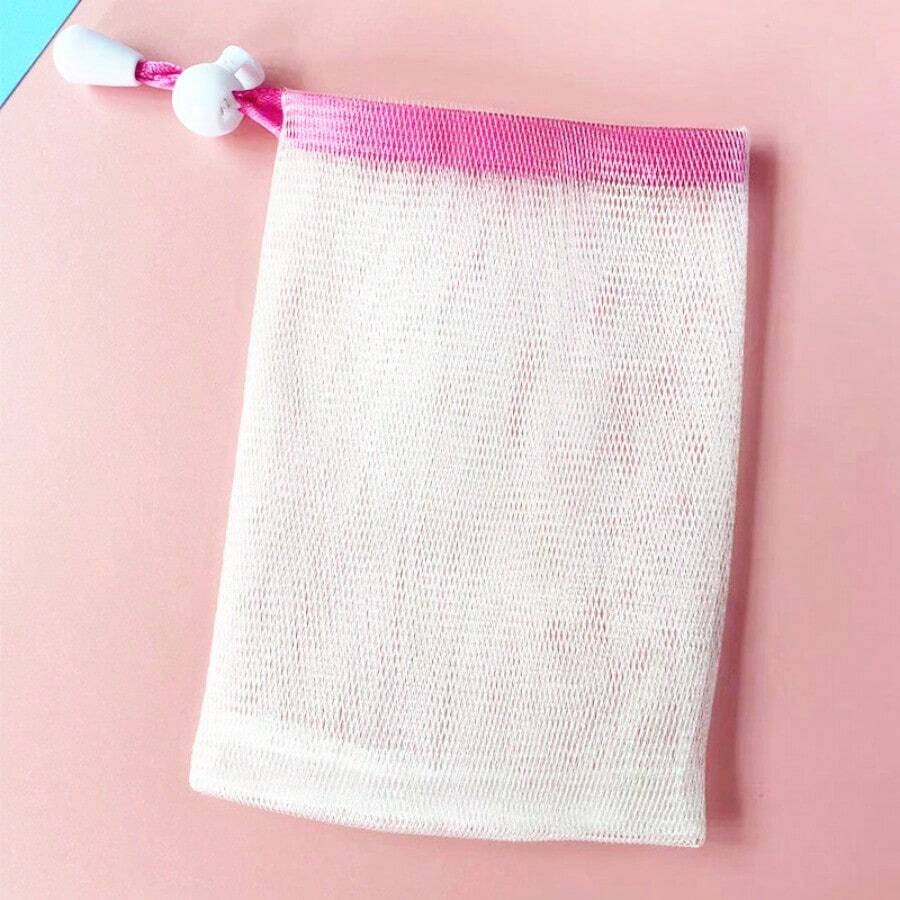 Foaming Net Foaming Net Pocket Wholesale Facial Cleanser Handmade Soap Bag Soap Net Bag Storage Face Wash Bath Soap Cleansing 1 Pcs