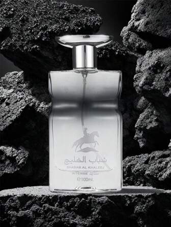 100ml 孤独男人香水，麝香皮革藏红花柑橘乔治娜香水，精致的雪松木和芳香香草麝香香味，绝佳的情人节礼物