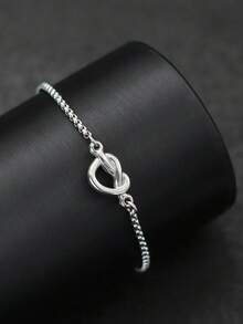 diffone Minimalist Cute Heart Chain Bracelet Stainless Steel Adjustable Bracelet For Men Adjustable Jewelry - Love Bracelet - View 4