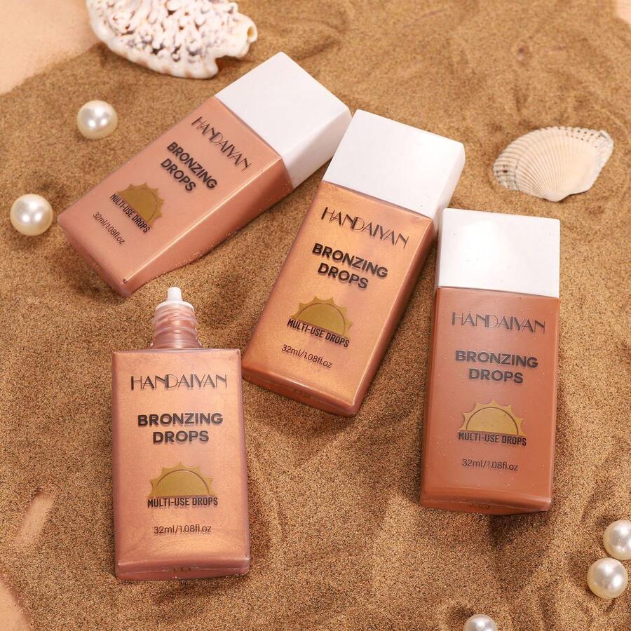 Tanning Liquid Matte Waterproof Tanning Liquid Pearl Flash 4 Color Body Tanning Liquid - Multicolor - View 1
