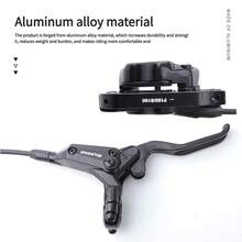 Hassns E4 Hydraulic Brakes Mtb 4 Pistons Disc Brakes For Mountain Bike Rotor 160mm Bicycle Brake Caliper Set 800/1450mm Cycling - Black - View 4