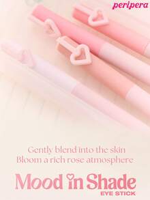 Peripera K-Beauty MOOD IN SHADE 眼影棒，附暈染刷頭，單色眼影筆，可用於眼影、下眼線與眼袋，高光亮澤閃粉提亮筆，柔和自然暈染，輕盈順滑，日常妝容 - #P02 SHINING BUBBLE - 查看 2
