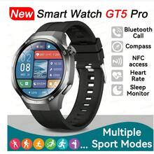 2025 New Men's Sports Fitness Smart Watch GT5 Pro, 1.53'' HD Display, Bluetooth Call, SOS, NFCaccess Compass, Altitude, Multi-Sport Modes Smartwatch, Heart Rate, Sleep Monitor Smart Watch For Women, Smartwatch GT4 Upgraded Version, For Android IOS - Multicolor - View 13