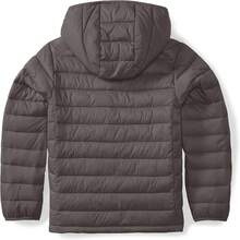 Essentials Chamarra acolchada ligera, resistente al agua y plegable para niños - Gris - Ver 3