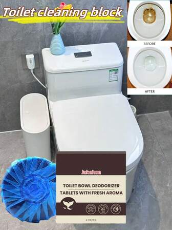 Bloques de limpieza para inodoro, descalcificador de baño, quitamanchas de orina para inodoro, limpiador de inodoro, eliminador de olores
