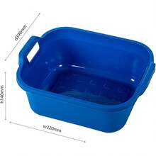 Addis 517936 Large Rectangular 10 Litre Washing Up Bowl With Handles, Black, 39 X 32 X 14 Cm - Gris claro reciclado ecológico - Ver 11