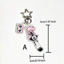 1 móc khóa Acrylic nguyên bản, đồng phục JK, đàn ghi-ta, cô gái tóc dài màu hồng, thời trang thường ngày, bạn gái, chị gái, Y2K Retro, trường học, dễ thương, đường phố, thường ngày, tiệc tùng, điện thoại, đồ lưu niệm trường học, quà tặng cho bạn gái - Nhiều màu - Xem 12