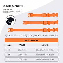 PVC wasserdichtes, geruchsresistentes, rostfreies Hundehalsband mit verstellbarer Schnalle, geeignet für kleine, mittlere und große Hunderassen