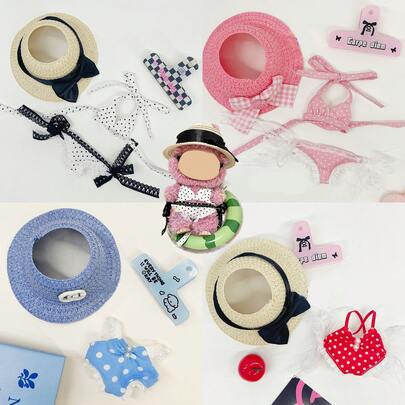17cm Outfit, 10cm Plush Doll Swimwear, 10-17cm Doll Swimsuit For Normal Doll
