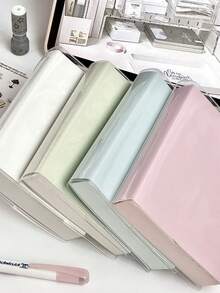 1/4pcs Korean Pink Blue Green White Brick A6 Notebook Student Ins High Beauty Super Thick Handbooks Diary Notebook