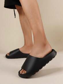 Damen Kokos Pantoffeln, dicke EVA rutschfeste und geruchshemmende Sohle, geeignet für Strand, Sommer Outdoor Tragen, Große Größen Stil Pantoffeln, dicke Sohle, geeignet für Strand, Sommer Outdoor Tragen, Große Größen