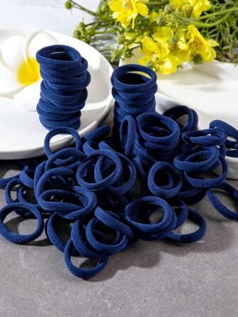 100Pcs Bundled Hair Tie Hair Rubber Band High Elasticity For Girls Suitable For Women's High Ponytail, Colorful Hair Accessory Design, Multifunctional Styling Design, Material, Daily Use Providing Thoughtful Gifts For Girlfriends And Family, Autumn Outfits ,Hair Rope