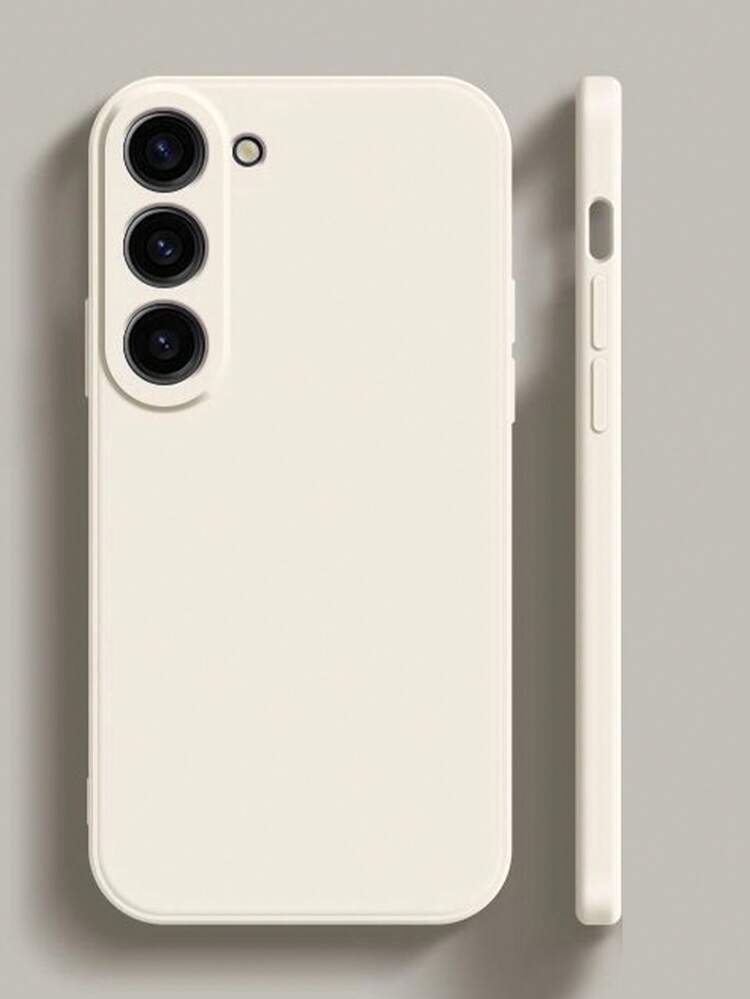 极简纯色米色防刮手机壳，兼容三星 Galaxy S25/S25PLUS/S25 Ultra/A16/A36/A26/A56/A50/A12/A32/A52/A72/A51/A21S/A13/A14/S24/S24PLUS/S24Ultra/S20/S23/S22/A53/S20FE/S21/11/12Pro/12/12X/13Pro/14Pro/15Pro/X3pro，红米 10/9/Note9/12c/Note11pro/Note8Pro/9C/9a，防水、防摔、防碰撞 - 米色 - 查看 2