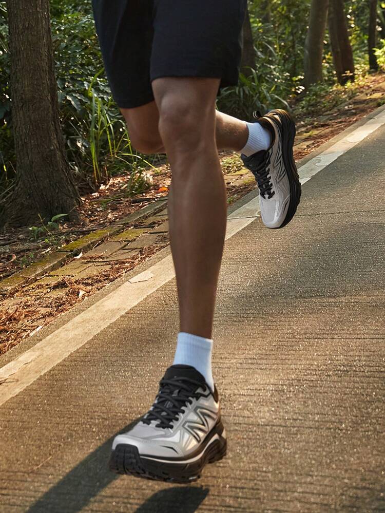 CAMEL CROWN Men's Sport Shoes All-Terrain Hiking Shoes, Running Footwear Shoes Casual Shoes - Black/Silver Gray - View 2