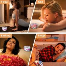 16packs Christmas Themed Metal Candle Jars, 2.5Oz Scented Candle Tin Box, Empty Tin Can With Lid, Holiday Home Kitchen Decoration, Party Supplies, Gift Jars For DIY Candle Making, Christmas Decorations, Candy Storage Boxes, Party Favors, Home And Room Decorations, Etc., Christmas Gifts - Multicolor - View 6