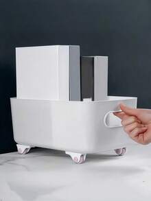 1/2pcs [ Durable Sticky Pulleys Wheels] 4pcs/Set Sticky Pulleys For School And Home - Easy To Use And Durable Castor Wheels For Storage And Transportation - Multicolor - View 7