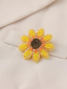 1 pezzo Spilla artigianale con perline e strass a forma di ciliegia, adatta per l'uso quotidiano, spiaggia e abbigliamento casual delle donne. Ogni pezzo presenta leggere variazioni di forma e colore dovute alla lavorazione artigianale