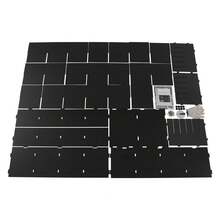 YUNRUX Office Document Organizer Desk Tray 24 Compartments Black Letter Tray - Multicolor - View 3