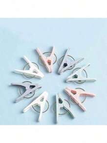 1 Piece 32 Clip Windproof Clothes Peg, Sock Peg, Bra Clothes Peg, Hat Peg, Multi-Clip Clothes Rack, Drying Rack, Multi-Functional Clothes Peg