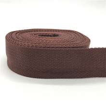 1卷5码38毫米PP织带帆布涤纶带适用于背包捆扎带工艺品DIY腰带包袋狗配件